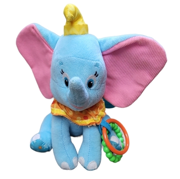 Disney Baby Dumbo Elephant Plush Baby Toy Teether Kids - Picture 1 of 3